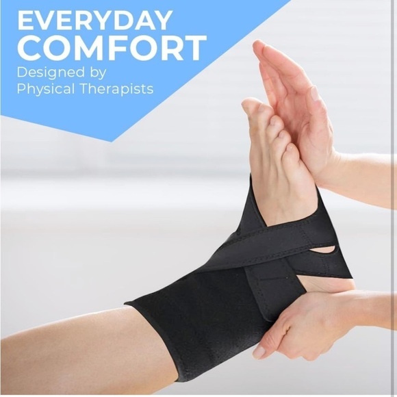 Brand New AFO Foot Drop Ankle Brace Black Neoprene Right Foot Walking Support - Picture 9 of 13